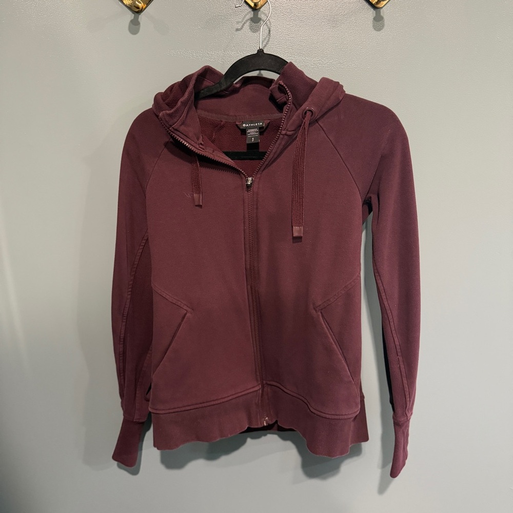 ATHLETA Burgundy Hoodie